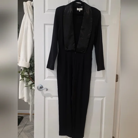 EUC XL Vintage Vandalizm Dapper Dietrich Jumpsuit (black) - Picture 2 of 6